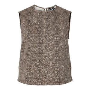 Pieces Salume Blue Denim Top